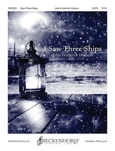 I Saw Three Ships SATB choral sheet music cover